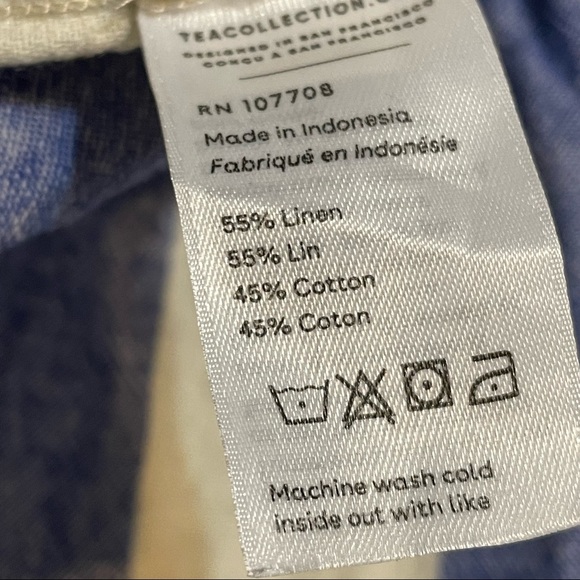 Tea Girls Linen Blend Dress - Picture 7 of 9